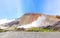 Wonderful icelandic nature landscape. Fjallabak Nature Reserve. Brennisteinsalda volcano