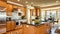 Wonderful kitchen area with honey-colored cabinetry