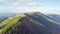 Wonderful landscape from a bird\'s eye view. Breathtaking scenic view with panoramic mountain landscape - Carpathian