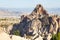 Wonderful landscape of Cappadocia in Turkey near Gereme.