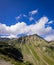 Wonderful landscape of Timmelsjoch mountain range in the Austrian Alps