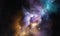Wonderful Large Galaxy Nebula Glowing Dust Clouds