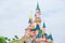 Wonderful magic castle princess at Disneyland