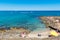 Wonderful Mediterranean coast beach in Puglia, South Italy