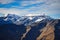 wonderful mountain view of the glarus alps. Fresh snow. Mountaineering in autumn. wanderlust. Piz Segnas Piz Sardona