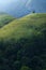 Wonderful nature Landscape of mountains in the morning light