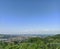 Wonderful panorama of Bologna Italy admired by the hills