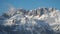 Wonderful panorama from Monte Pora to Presolana after a snowfall. Orobie Prealps, Bergamo