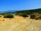 The wonderful panorama of Sea and coast in Ciganka beach Lopar in Rab Arbe Island Croatia