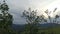 Wonderful panorama and sunset on mountains in Appennino Italy in Marzabotto Monte Sole