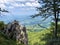 Wonderful panoramas of forests and pastures from the lookout in the Ucka Nature Park, Croatia / ÄŒudesne panorame na Å¡ume