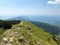 Wonderful panoramas of forests and pastures from the lookout in the Ucka Nature Park, Croatia / ÄŒudesne panorame na Å¡ume