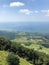 Wonderful panoramas of forests and pastures from the lookout in the Ucka Nature Park, Croatia / ÄŒudesne panorame na Å¡ume