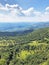 Wonderful panoramas of forests and pastures from the lookout in the Ucka Nature Park, Croatia / ÄŒudesne panorame na Å¡ume