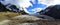 Wonderful Panoramic view of Athabasca Galcier / Columbia Icefield in Alberta / British Columbia - Canada