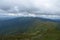 Wonderful panoramic view of Chornohora ridge from Pip Ivan mountain, Ukraine