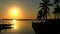 Wonderful paradise bay in the Keys of Florida at sunset - travel photography