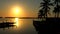 Wonderful paradise bay in the Keys of Florida at sunset - travel photography
