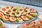 wonderful platters with a large selection of starters and appetizers