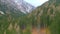 Wonderful Poellatal valley in Austria amazing landscape from above