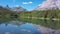 Wonderful reflection from the mountain in the lake