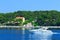 Wonderful romantic summer afternoon landscape coastline Adriatic