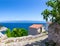 Wonderful romantic summer afternoon landscape coastline Adriatic