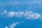 Wonderful scenery of Koh Lipe, blue sky air plane wing