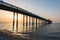 Wonderful seascape of a Pier in the sunrise.