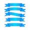 A wonderful simple design of the blue ribbons