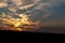 Wonderful Sunrise over Mazzarino, Caltanissetta, Sicily, Italy, Europe, Silhouette Landscape