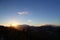 Wonderful sunset at Schneeberg mountain in Lower Austria / Austria / Idylic scenery