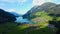 Wonderful Switzerland from above - Lake Lungern near Lucerne