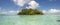 Wonderful tropical islet in French Polynesia