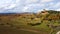 Wonderful Tuscan fields in autumn - beautiful Tuscany Italy