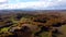 Wonderful Tuscan fields in autumn - beautiful Tuscany Italy