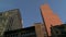 Wonderful upward view of Manhattan Skycrapers