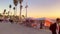 Wonderful Venice Beach California with Oceanfront Walk at sunset - LOS ANGELES, UNITED STATES - NOVEMBER 5, 2023