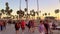 Wonderful Venice Beach California with Oceanfront Walk at sunset - LOS ANGELES, UNITED STATES - NOVEMBER 5, 2023