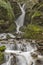 wonderful view of Leshnishki Waterfall in deep forest, Belasitsa Mountain