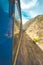 Wonderful view from the Peru Titicaca Train from Cusco to Puno, Peru.