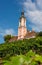 Wonderful view of the pilgrimage church in Birnau at Lake Constance