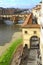 Wonderful view of Ponte Vecchio & river, Florence