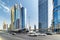 Wonderful view of Sheikh Zayed Road in Dubai, UAE