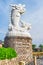 Wonderful view of Statue of Carp Becoming a Dragon, Vietnam