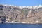 Wonderful Views Of The City Of Fira On Top Of A Mountain On The Island Of Santorini From High Seas. Architecture, Landscapes, Crui