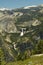 Wonderful Views Of Some Impressive Cascades From The Highest Part Of One Of The Mountains Of Yosemite National Park. Nature Travel