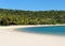 The Wonderful White Sand Fishermen`s Beach Contrasting With The Turquoise Ocean On Tropical Great Keppel Island Queensland Austra