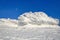 Wonderful winter landscape on a sunny day. Unreal, fantastic, mystical, frozen texture with frost, ice and snow.