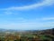 The wonderfull blue sky with small clouds